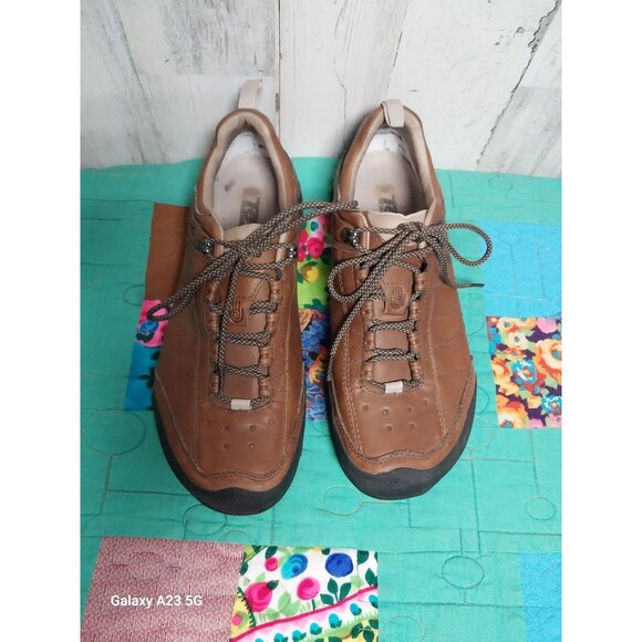 Teva Riva 4105 Brown Leather Shoes Size 9.5 - Picture 1 of 10